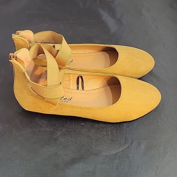 BRAND NEW TWISTED SLIP IN  STEP OUT  ELASTIC CROSS STRAP CLOSED TOE BALL… - Picture 4 of 14